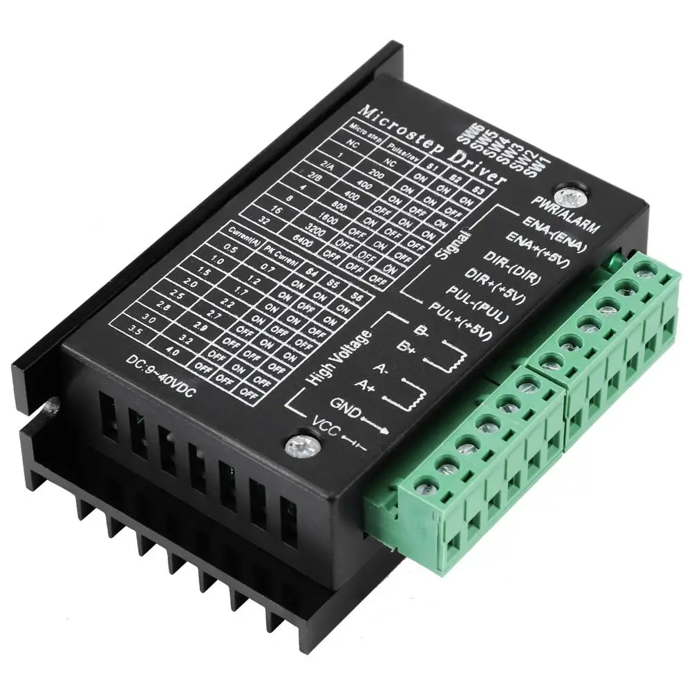 Модуль управления шаговым двигателем TB6600 9-42 В постоянного тока 32 микрошаговых