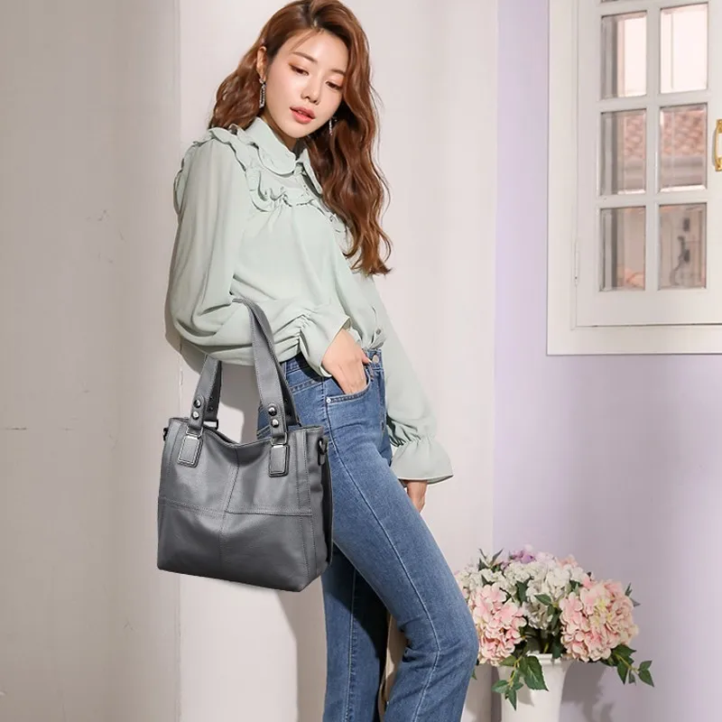 2019 женские кожаные сумки высокого качества дизайнерские с верхней ручкой для