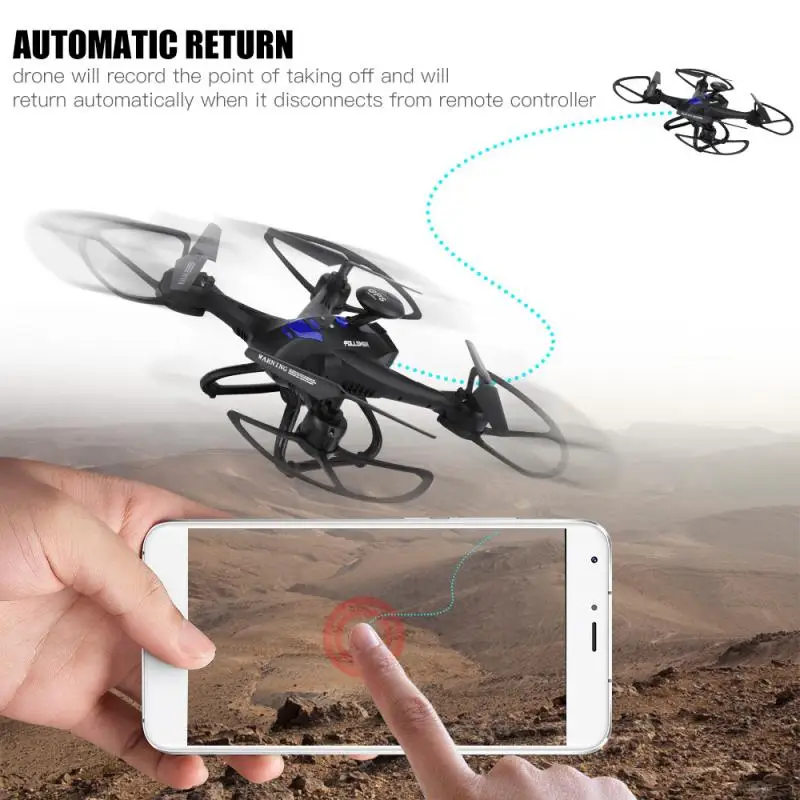 X191 GPS Drone 2 мегапиксельная Wifi FPV HD камера 4 ГГц барометр Безголовый режим 6 осевой