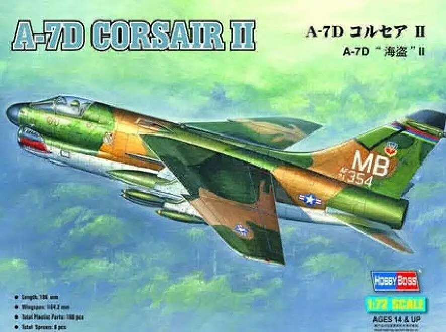 Модель Hobbyboss 1/72 87203 A 7D Corsair II|Наборы для сборки моделей| |