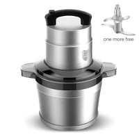 6l meat grinder large capacity electric stainless steel chopper chili garlic vegetable nuts carrot grinding machine household
