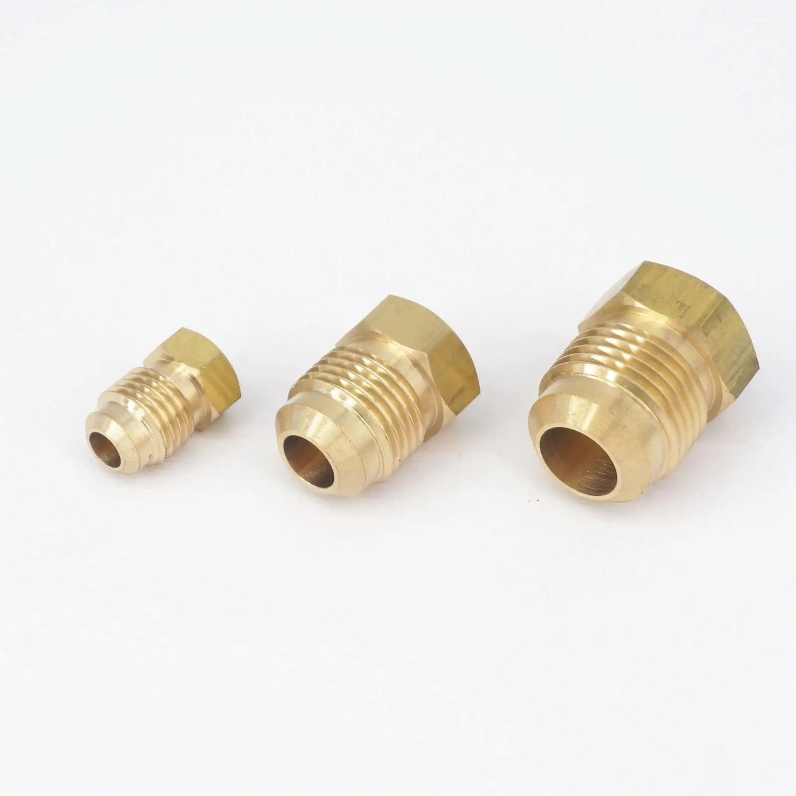 Fit трубка od 3/16 &quot1/4&quot 5/16 &quot3/8&quot 1/2 &quotлатунь SAE 45 градусов шестигранный разъем