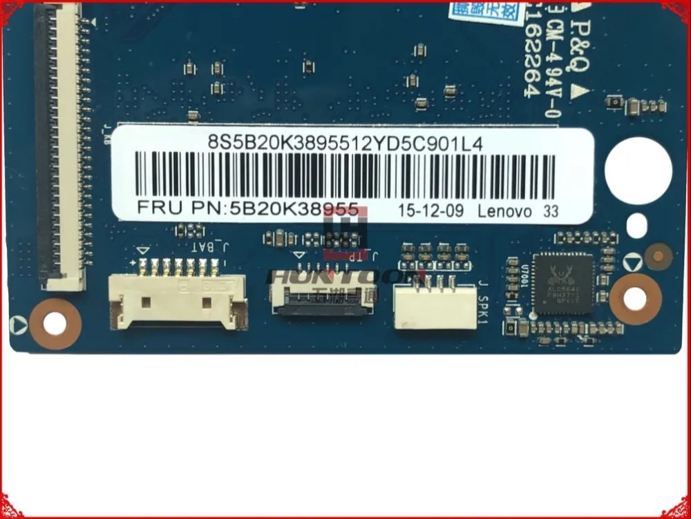 FRU:5B20K38955 для Lenovo Ideapad 100S 11IBY материнская плата ноутбука Atom Z3735F 2G RAMs 64G SSD 100%