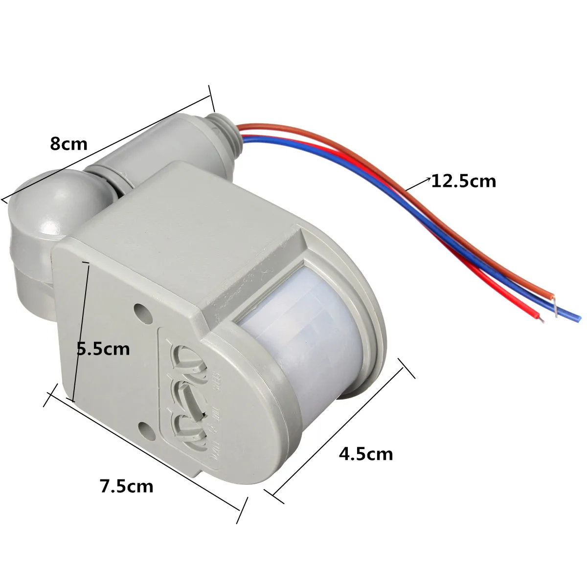 Светодиодный датчик движения 110V-240V Smart Sensor 140 Degree12M Автоматический инфракрасный PIR