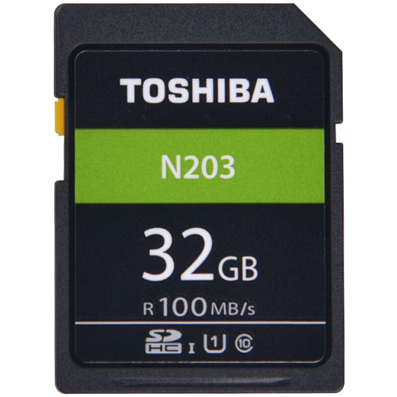 TOSHIBA оригинальная 100 высокоскоростная карта памяти SD32G 64G 128G U1 sd Поддержка Canon Nikon