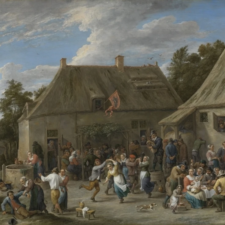 Крестьянский кермис постер печать (24x18) | Дом и сад