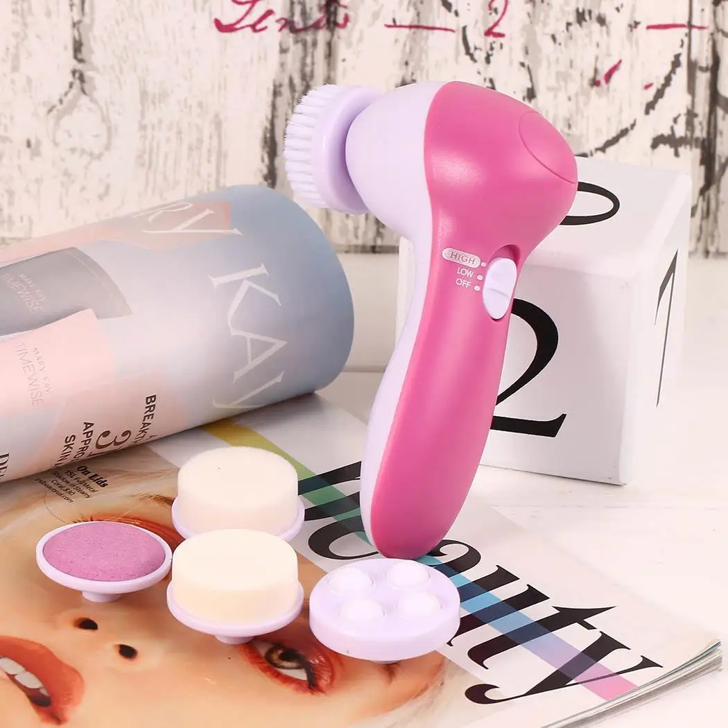 Новый женский уход за лицом Multi function 5 в 1 beauty care как показано на рисунке массажный