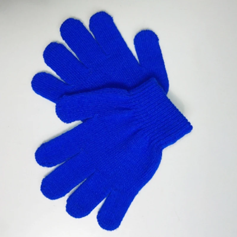 

new Mittens Autumn And Winter Solid color Child knitting 1pair lovely Windproof Magic gloves Keep warm Student Gloves