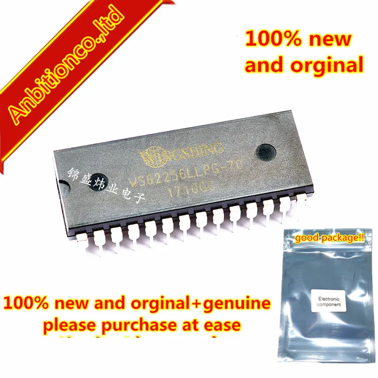 5 шт. 100% новый и оригинальный WS62256 WS62256LLPG 70 DIP28 UT62256 очень низкая