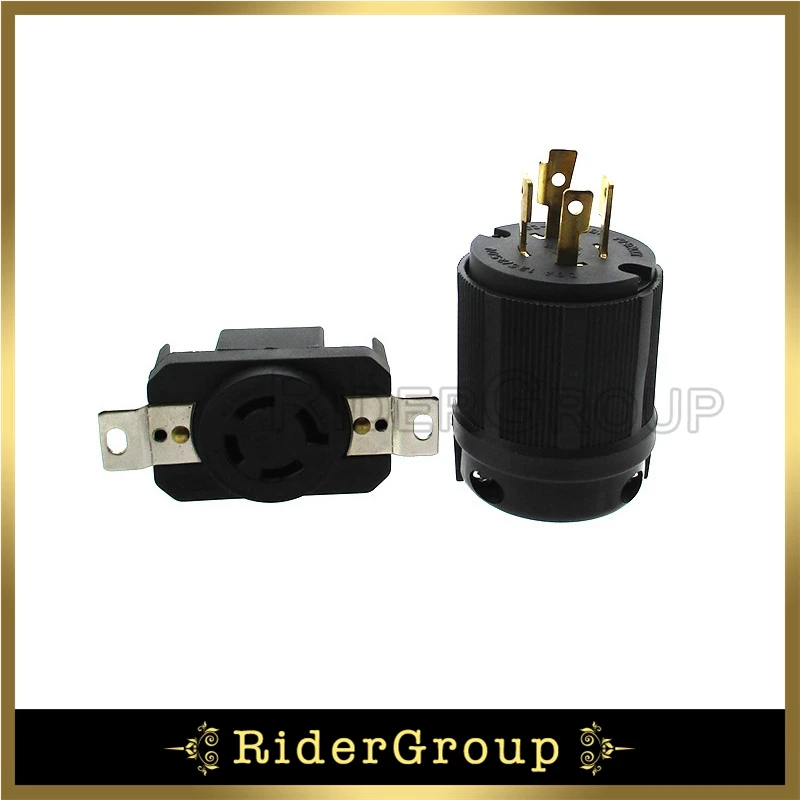 4 Prong Receptacle Twist Lock Plug Socket 20AMP 125/250V NEMA L14-20R UL Approval For Generator | Автомобили и мотоциклы
