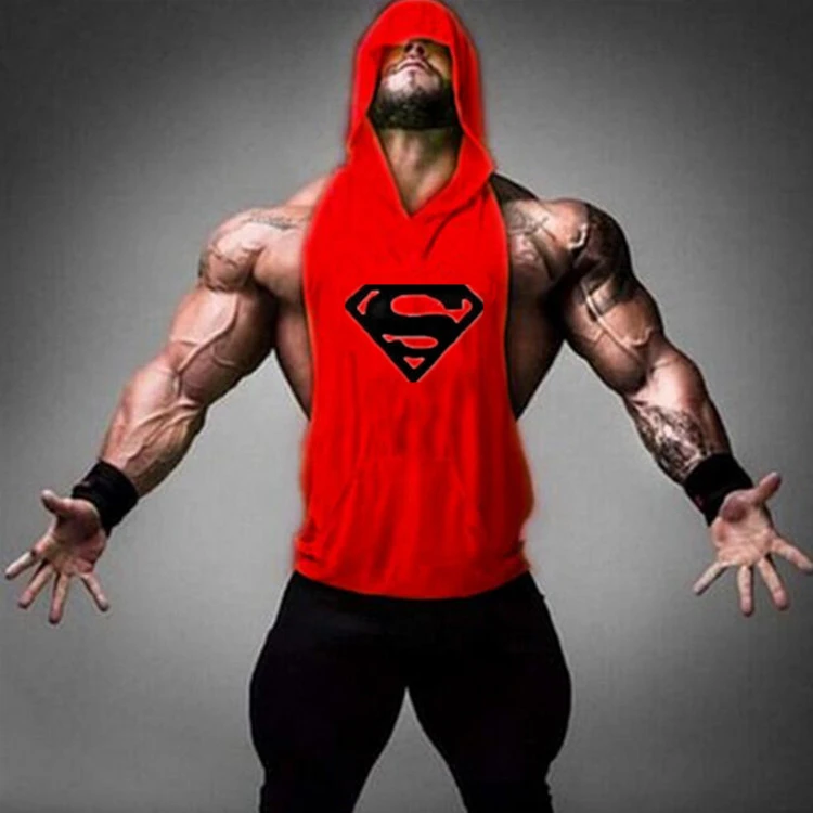 Muscleguys Brand Clothing Fitness Tank Top Mens Sleeveless Bodybuilding Shirt Tops Tee Gym Singlet Sport Vest | Мужская одежда