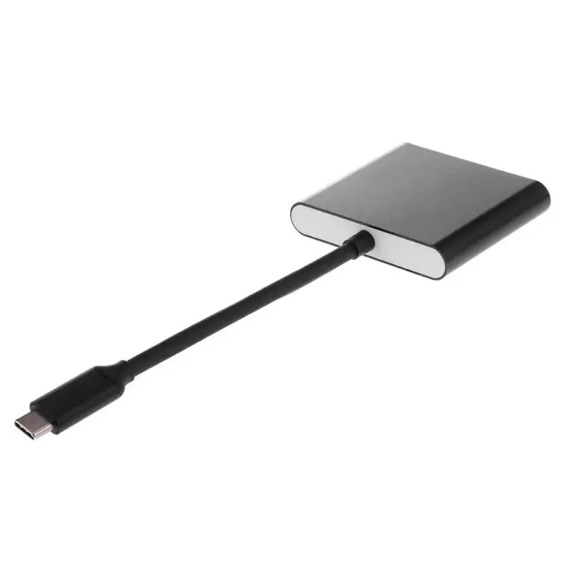 3 в 1 usb type C к HDMI USB 0 зарядный адаптер конвертер концентратор сплиттер кабель для