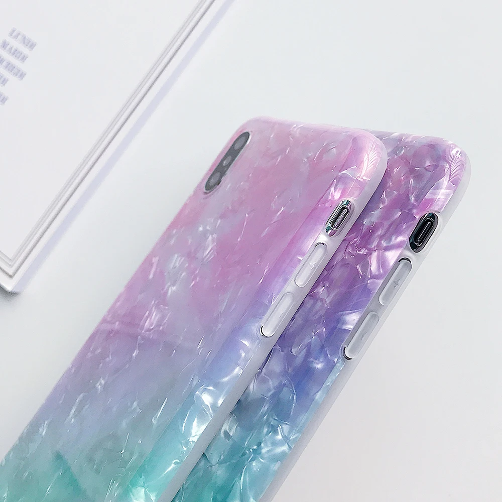Чехол для телефона LOVECOM градиентный цвет чехол iPhone 12 Mini 11 Pro Max XR X XS 7 8 6S Plus мягкий IMD