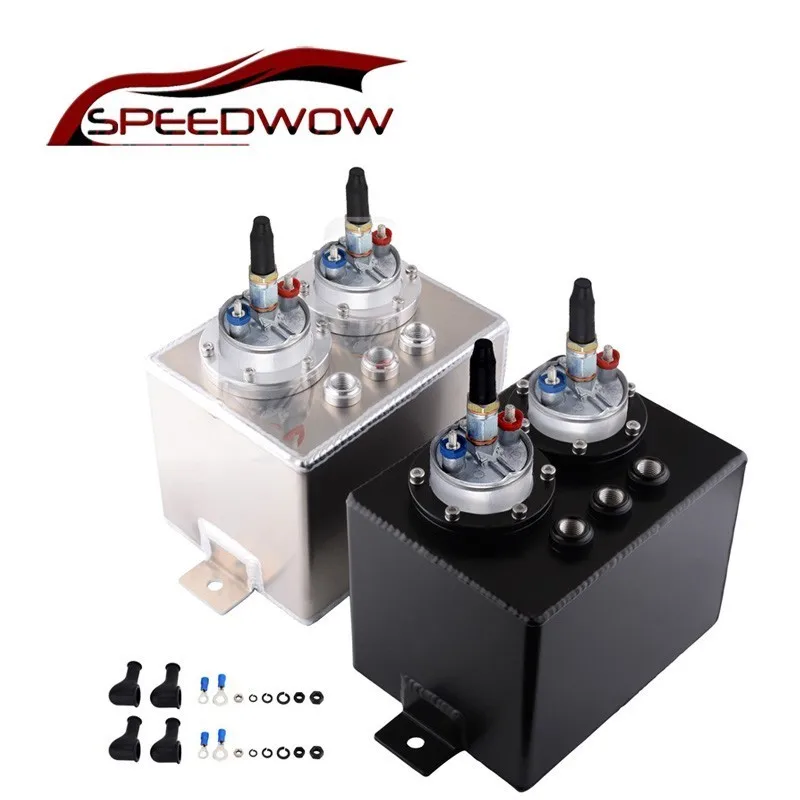 SPEEDWOW 3L Универсальный двойной Заготовка алюминиевый топливный бак для