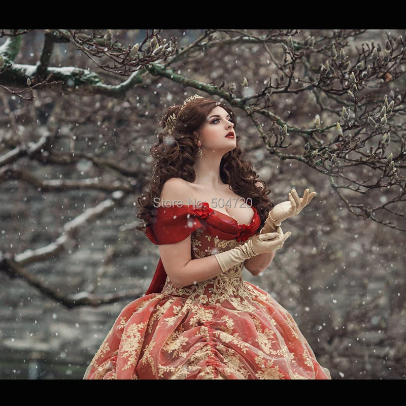 Индивидуальный дизайн! Французская герцогиня 18 века ретро средневековое