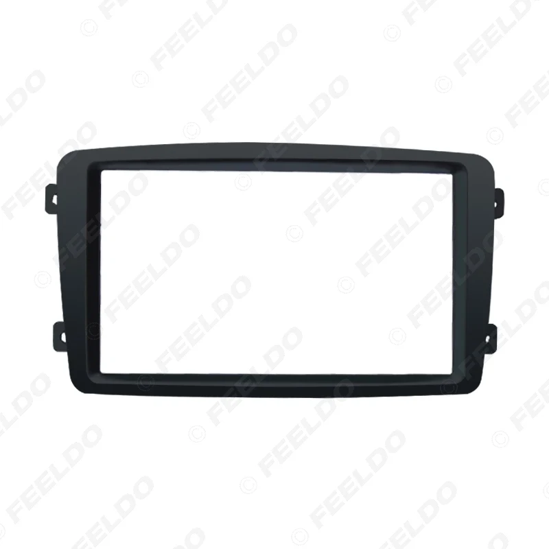 LEEWA автомобильный двойной Din DVD стерео радио Fascia рамка для Mercedes BENZ C CLASS W203 2002-2004