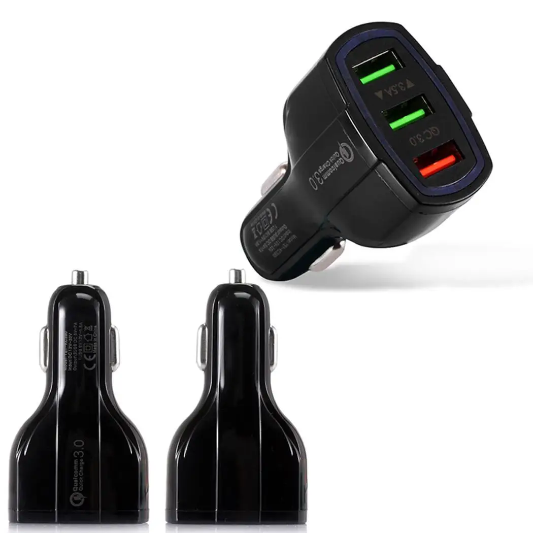 Быстрая зарядка 3 0 Автомобильное зарядное устройство адаптер безопасности 3500mA 5V