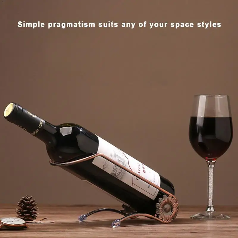 Новое красное вино стенд простой из кованого железа стеллаж для выставки товаров