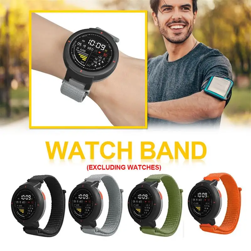 Новый ремешок для Huami 3 Смарт часы Amazfit Verge петля холст замена на запястье Huami3