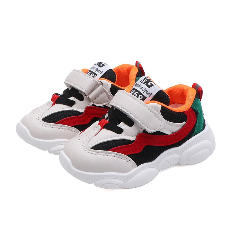 Brand Sports Shoes 2019 Spring new fashionable net breathable leisure sports running shoes for girls boys | Детская одежда и обувь