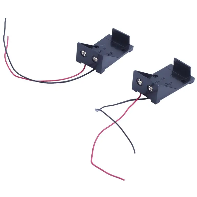 5 шт. два пластиковых корпуса с кабелем 9 В батареи поддерживает Чехлы для