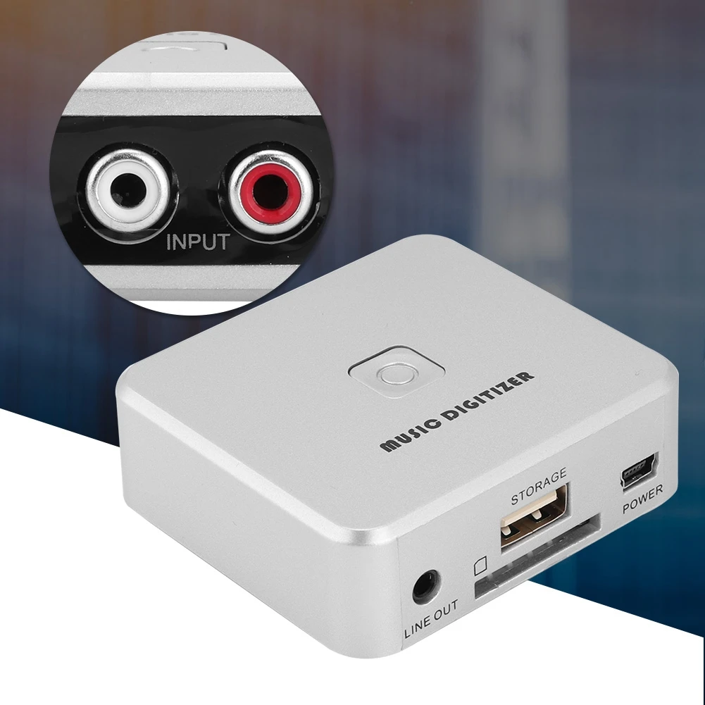 EZCAP241 музыкальный дигитайзер аудиозахвата Регистраторы коробка конвертируйте