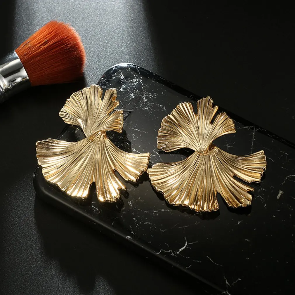 GENBOLI Women's Fashion Drop Earrings Metal Leaf Ear For Women Party Jewelry Gifts | Украшения и аксессуары