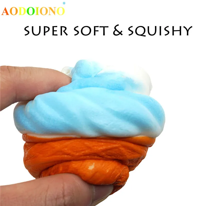 Anti Stress Release Decor Ice Cream Simulation Cake Slow Rising Toys Squeeze Toy Squishy Antistress for Children Adult Gift | Игрушки и