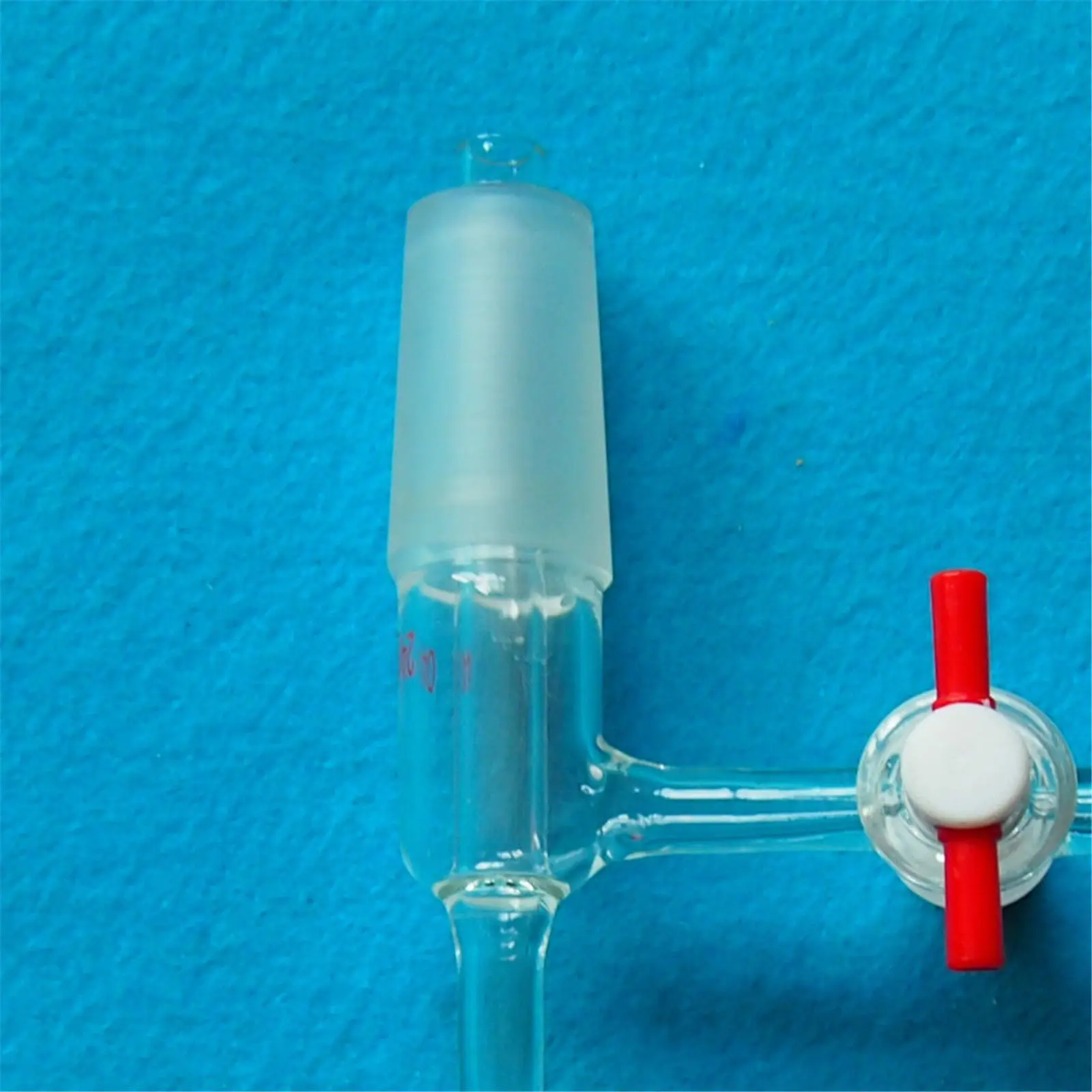 24/40 Glass Vacuum Transfer Adapter Two PTFE Stopcock Lab Chemistry Glassware | Канцтовары для офиса и дома