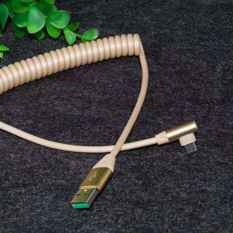 2.4A для Samsung Xiaomi Redmi Mi vivo oppo Huawei Htc телефонный кабель гибкий эластичный микро USB
