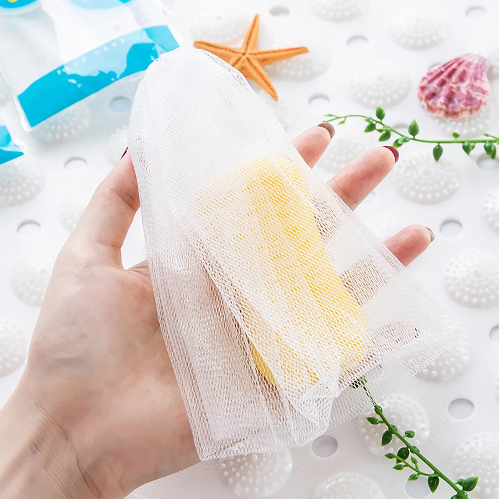

1 PC Bath Washing Tool Bath Shower Soap Blister Bubble Mesh Wash Face Soap Foaming Net Body Cleansing Nets Bathroom Accessories