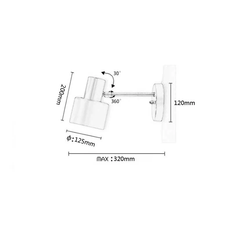 

Northern Europe Creative light Color Macaron Corridor single-end The study Bedroom Art machine head Wall lamp Round Multicolor