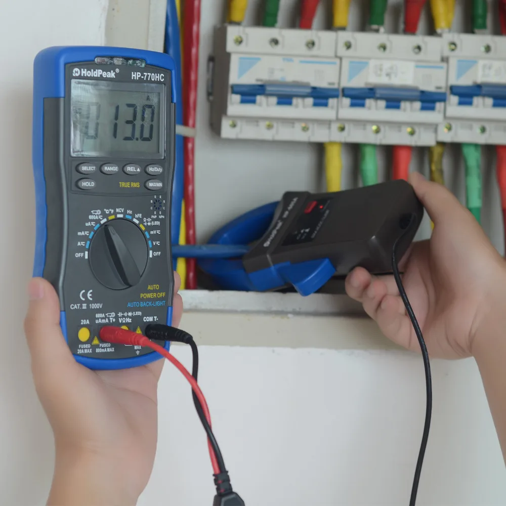 DSHA Holdpeak HP 605A Зажим адаптер 600A AC/DC Ток Мощность СВЕТОДИОДНЫЙ 45 мм челюсти Калибр