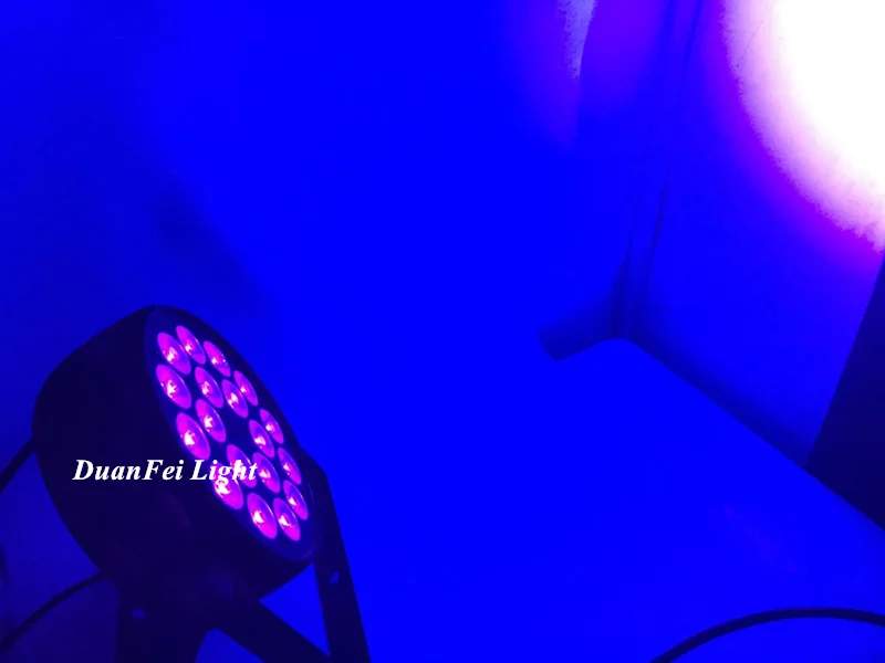 Светодиодный светильник 20 партий 18x18 Вт rgbwa uv wash led par lyre dmx 512 внутренний