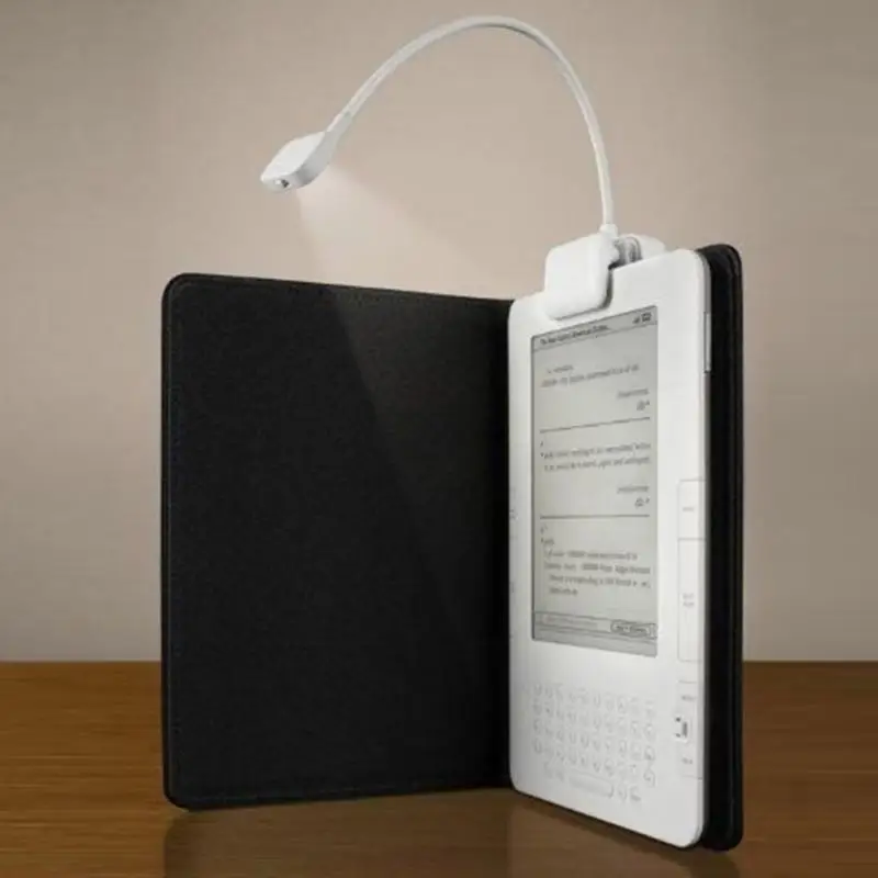 0.5W Portable Flexible Led Book Light Mini Clip-On Bright LED Lamp Reading For Travel Bedroom Reader | Освещение