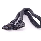 18 + 10Pin до 20 + 4 Pin с длинными рукавами блок питания ATX Питание кабель для Seasonic SS-660XP2 SS-760XP2 SS-860XP2 БП модульный