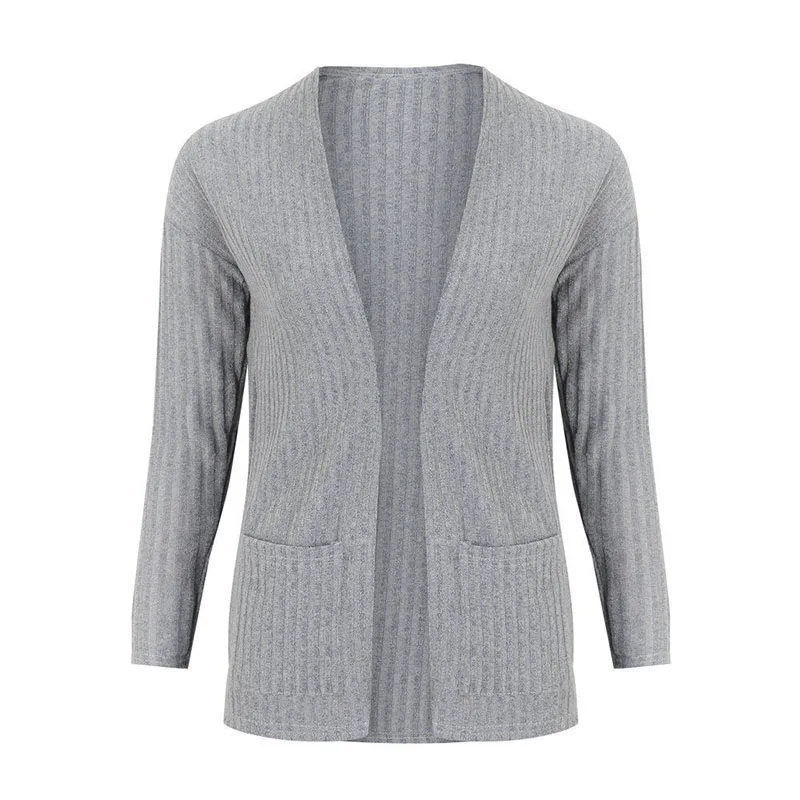 Fashion Women Autumn&ampWinter Loose Long-Sleeved Knit Cardigan Soft Sweater Oversized |