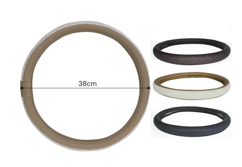 Высококачественная искусственная кожа вискоза резная Защита рулевого колеса