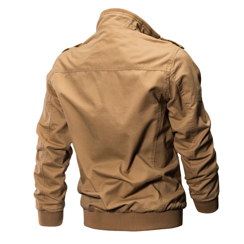 Космо MASA курточка бомбер для мужчин осень зима военные Mens Jackets And Coats черный
