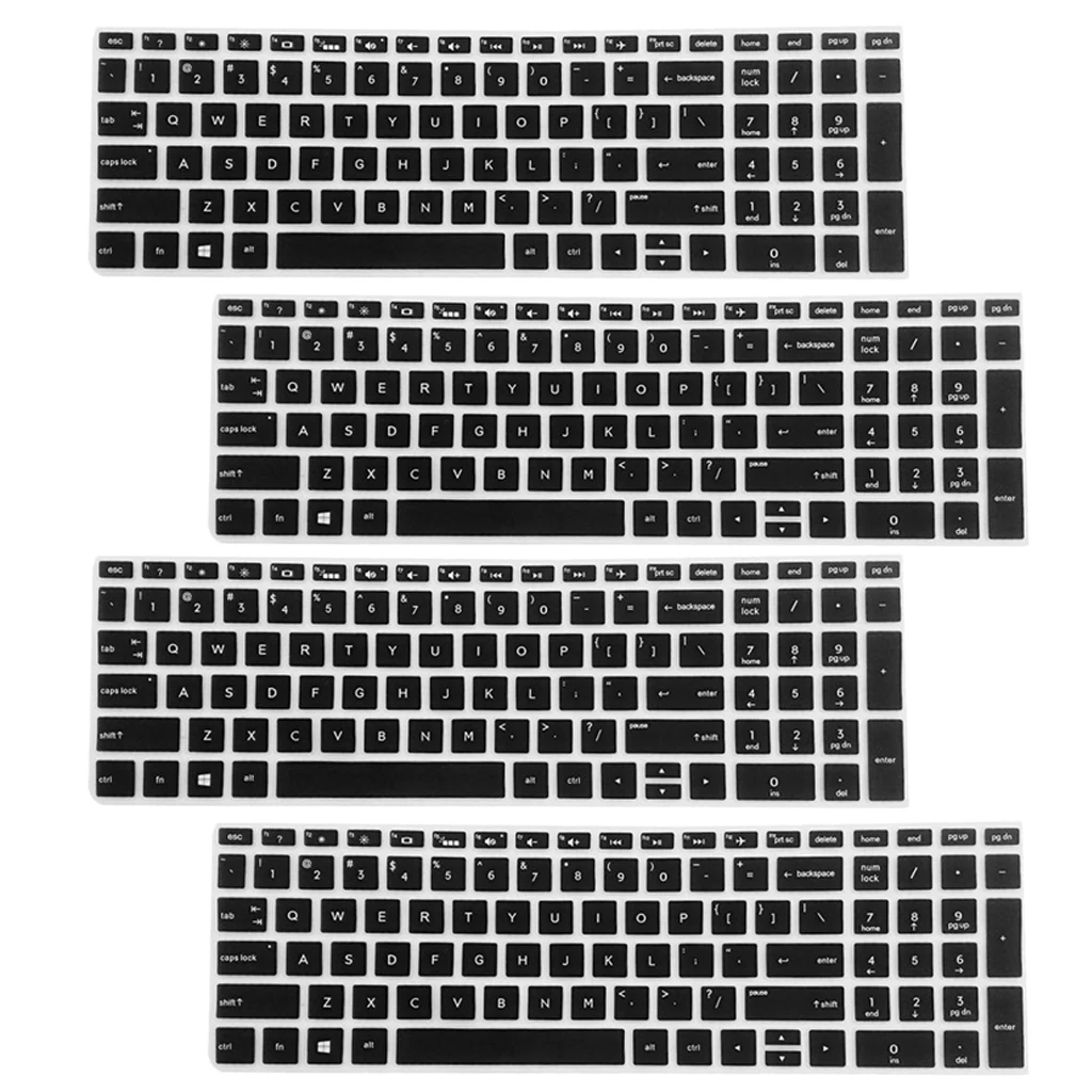 4 шт высокий Невидимый защитный чехол для клавиатуры ноутбука HP 15 6 ''BF|Чехлы