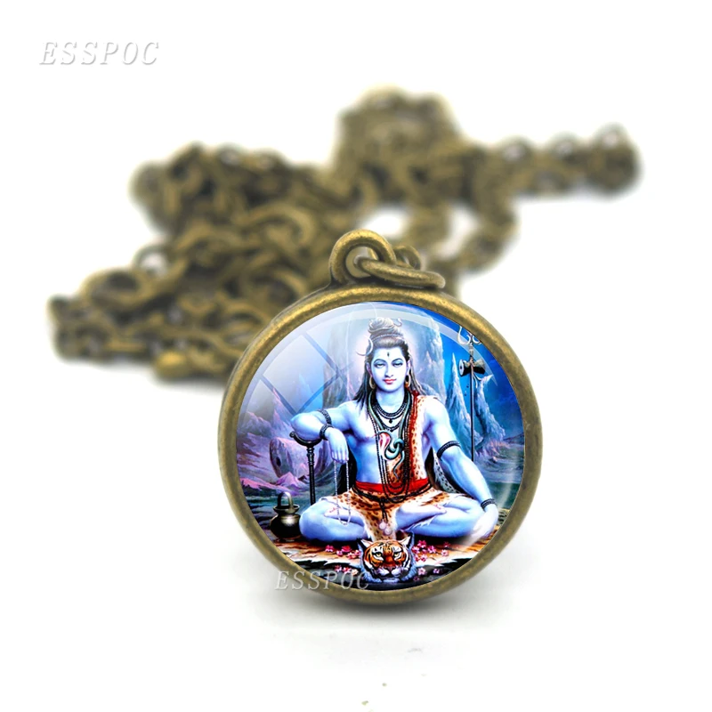 Lakshmi ожерелье богиня Ганеша с шариком двухсторонняя бижутерия со стеклянными