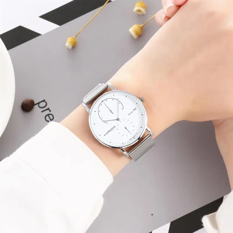 Relogio Masculino Fashion Mesh Band Stainless Steel Military Sport Watch New Men Women'S Reloj Hombre | Наручные часы