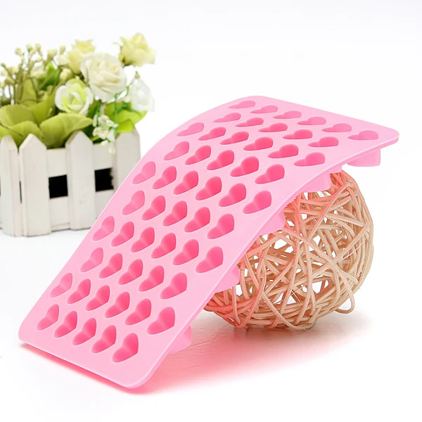 Home Silicone 55 Heart Cake Chocolate Cookies Baking Mould Ice Cube Soap Mold Tray Kitchen Cooking Tools | Дом и сад