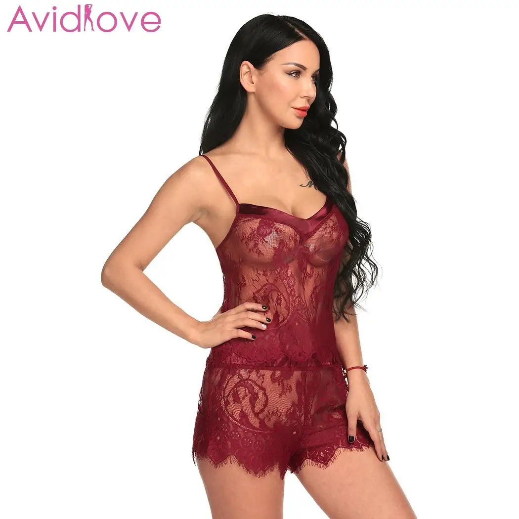 Avidlove сексуальное нижнее белье кружевной комплект эротическое для женщин с v