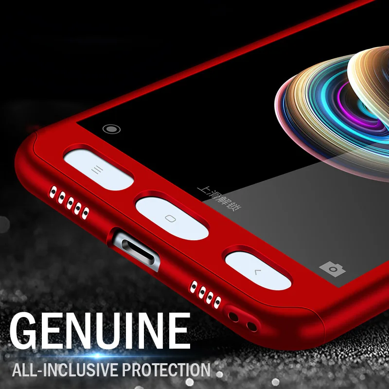 360 Полное покрытие защитный чехол для телефона Xiaomi Mi9 8Lite 5X 6X A1 A2 F1 Redmi Note 7 6 5 Pro 4 4X Plus