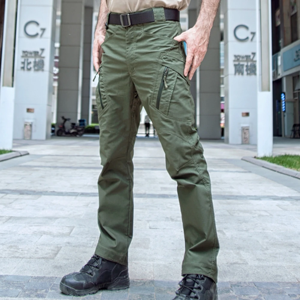 Брюки карго IX9 город боевые SWAT охотничьи армейские военные многофункциональные