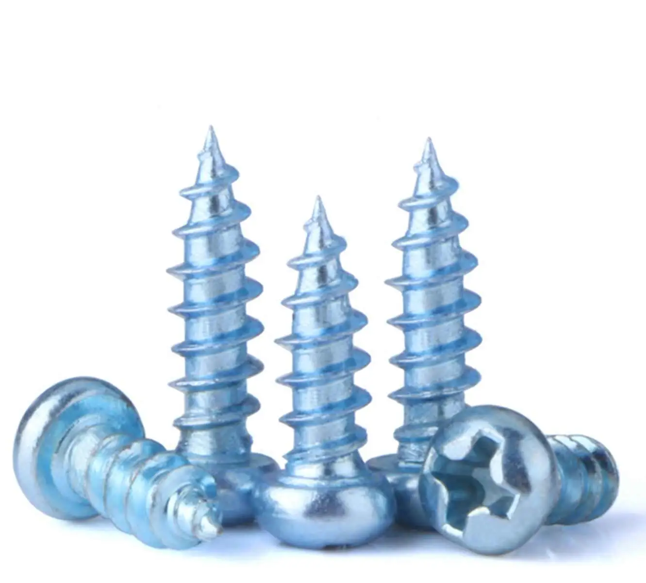 

100pcs M3 5/6/8/10/12/16/18/20/25/30mm Zinc Steel Phillips Pan Head Self Tapping Drilling Screws