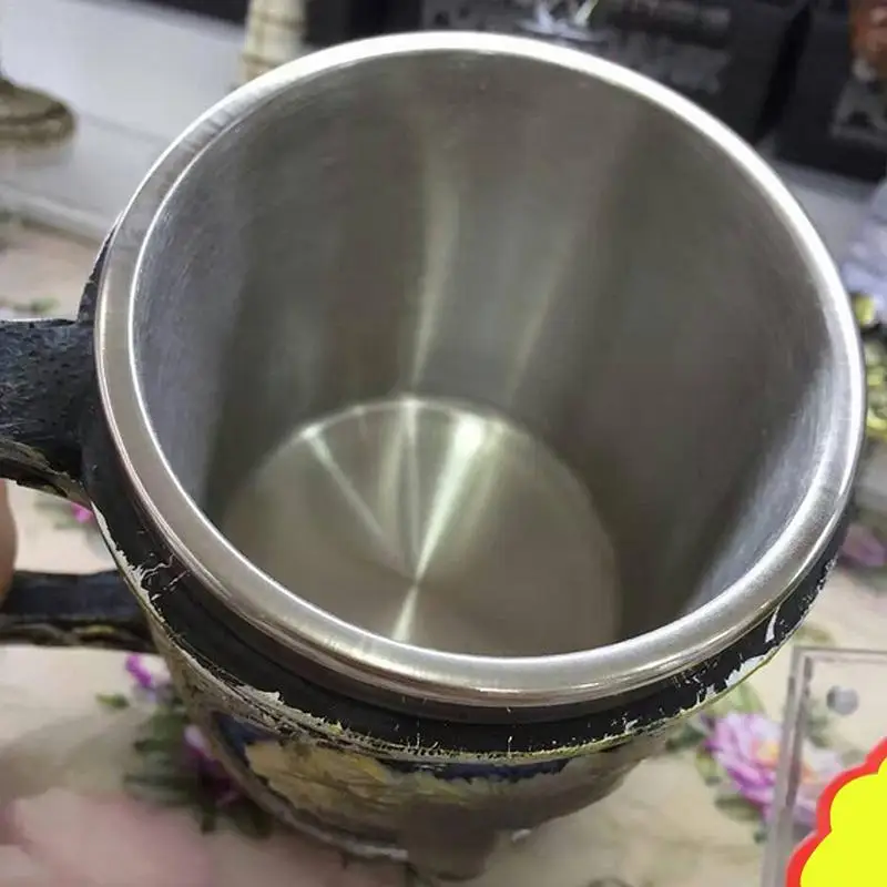Бесплатная доставка 1 шт. пивная кружка с изображением волка крутая из смолы