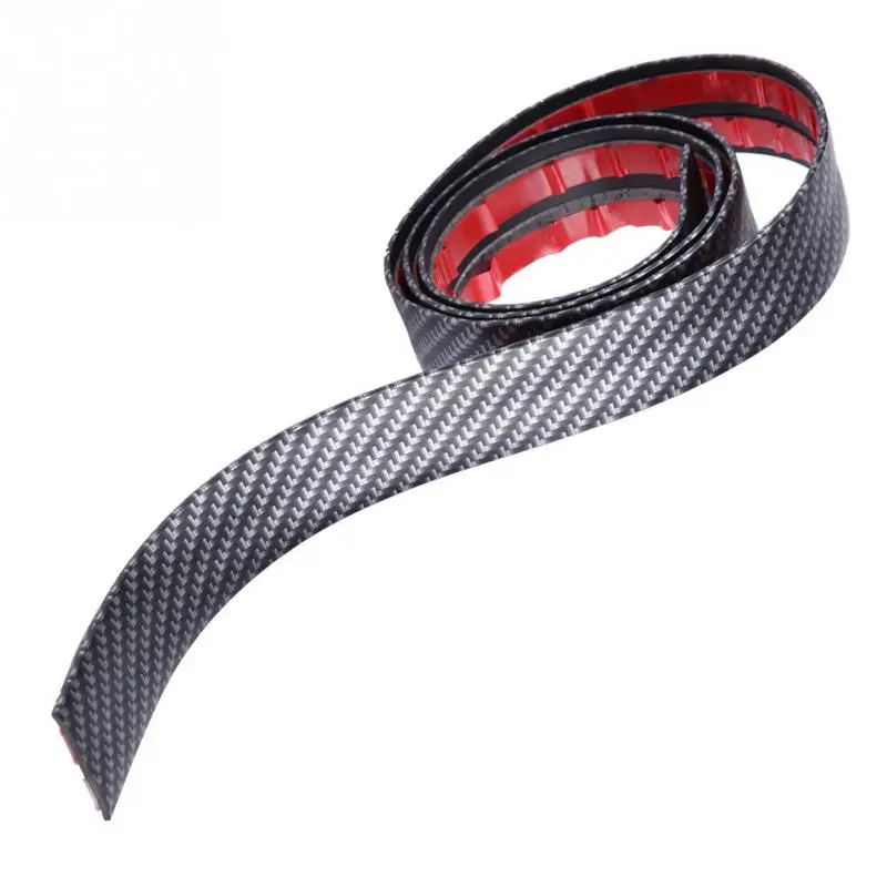 Автомобильные наклейки из углеродного волокна резиновый Стайлинг протектор