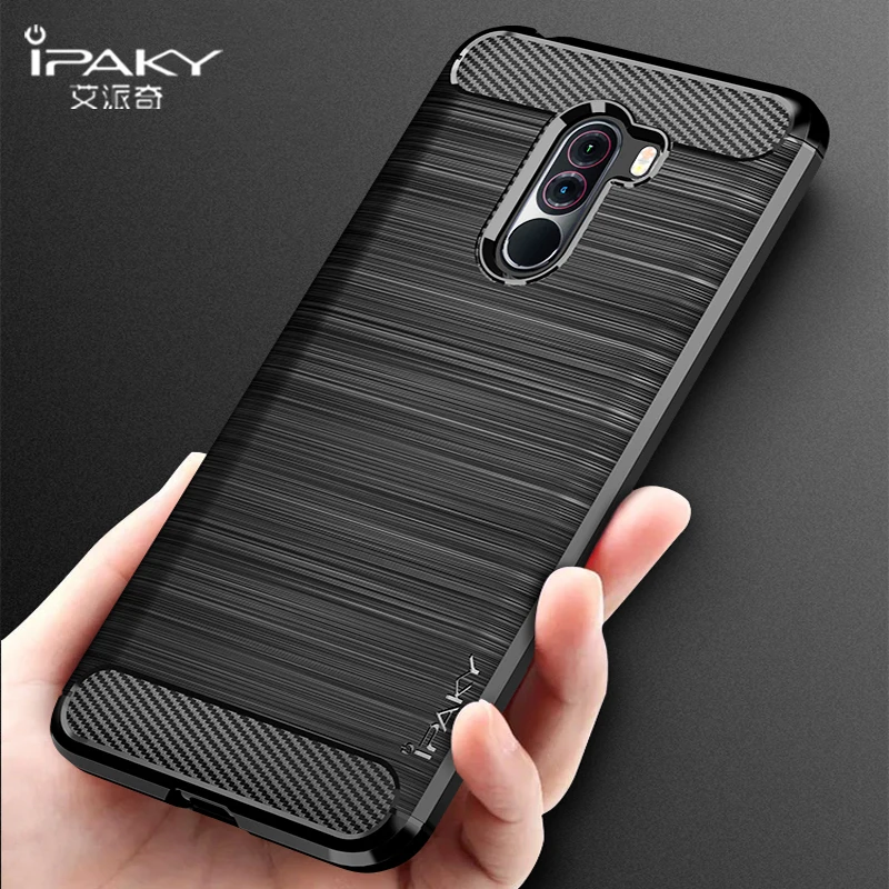 Чехол Pocophone F1 iPaky для Xiaomi чехол Pocofone силиконовый матовый мягкий Xaomi Poco чехлы